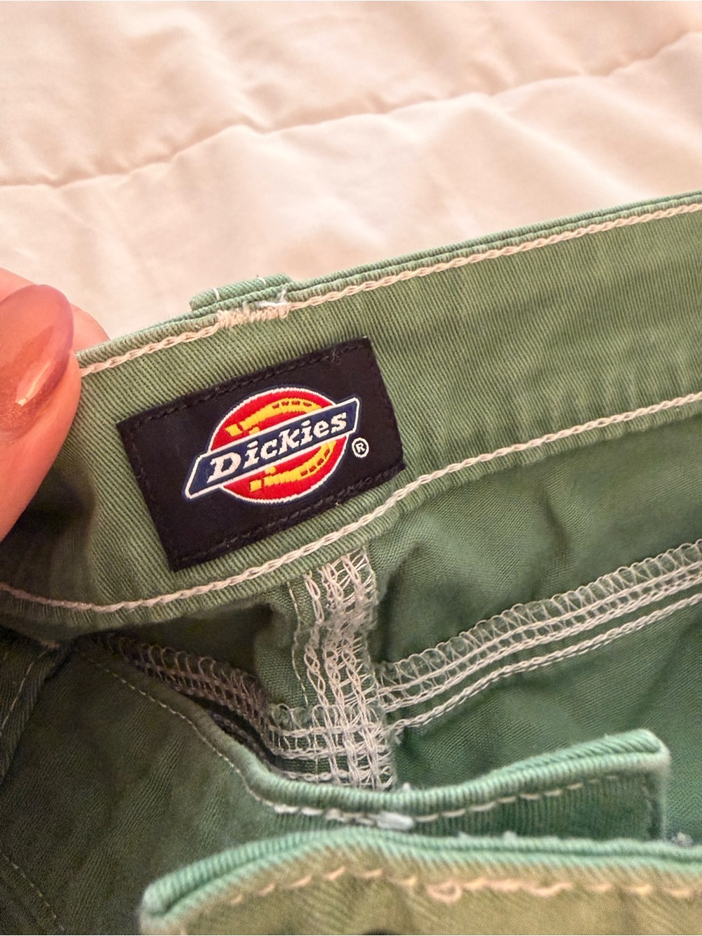 Dickies Olive Green Straight-Leg Chinos - Picture 5 of 7